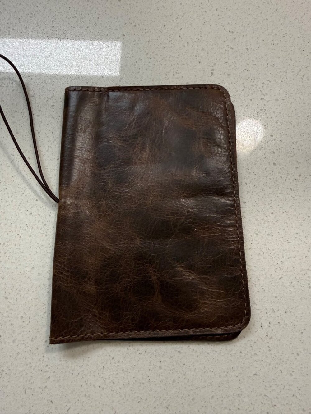 Chic Sparrow A6 Leather Notebook Cover Brown Travelers Journal Handmade USA